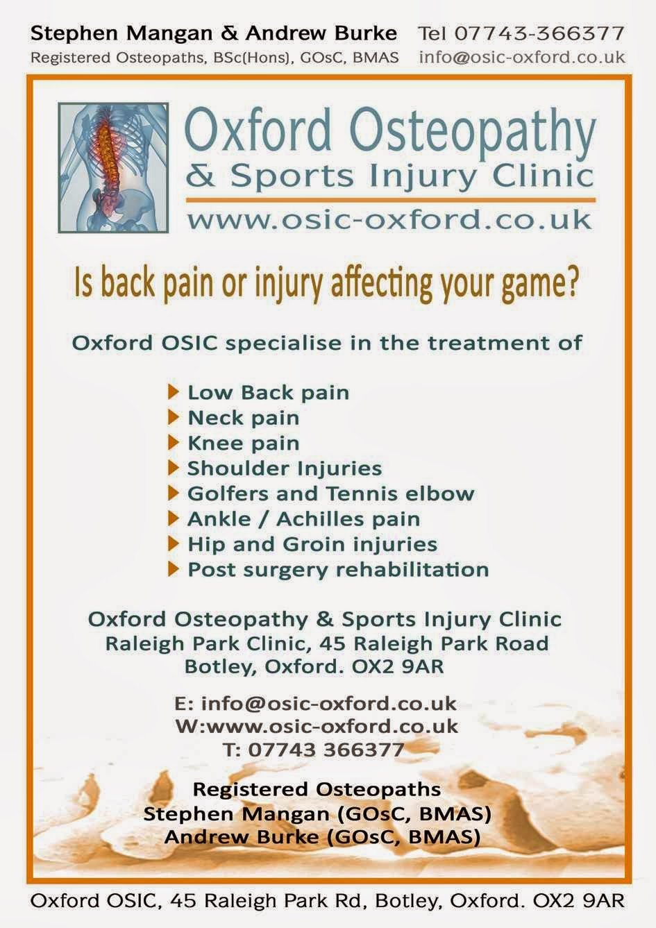 Oxford Osteopathy & Sports Injury Clinic